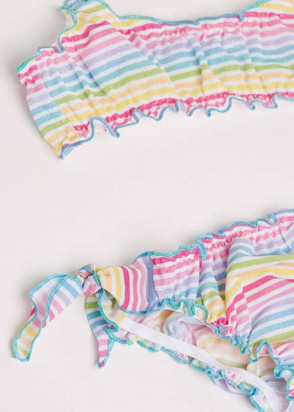 calzedonia zweiteiliger ariel kinderbadeanzug mehrfarbig
