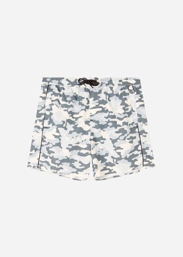 schwarzeweiße herren-badehose calzedonia formentera