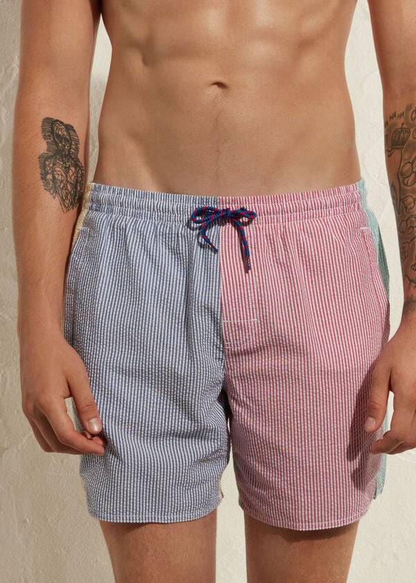 mehrfarbige herren-badehose calzedonia formentera