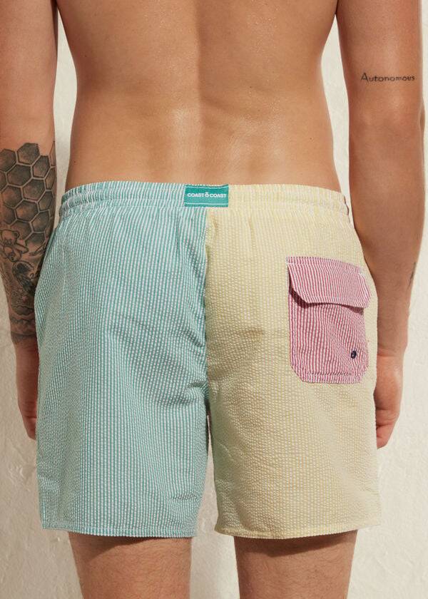 mehrfarbige herren-badehose calzedonia formentera