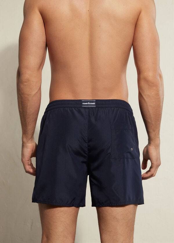 herren-badehose calzedonia formentera marineblau