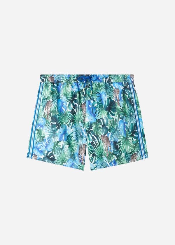 herren-badehose calzedonia ibiza mit muster mehrfarbig