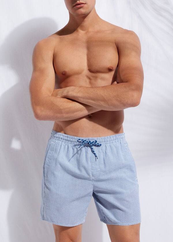 calzedonia formentera herren-badehose blauweiß