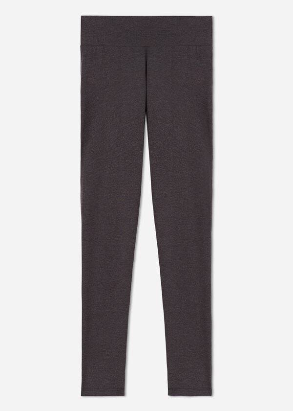 calzedonia baumwoll-leggings für damen grau