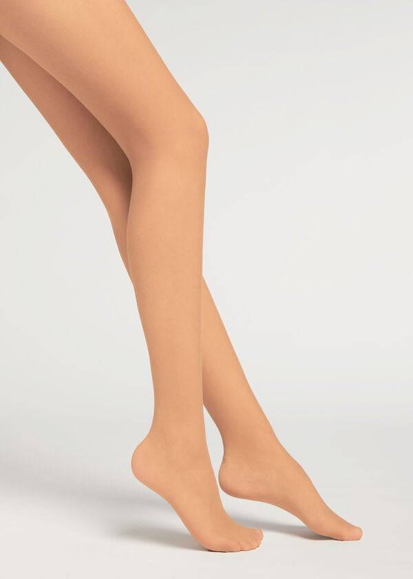 calzedonia 20 denier essential invisible sheer damenstrumpfhose beigebraun