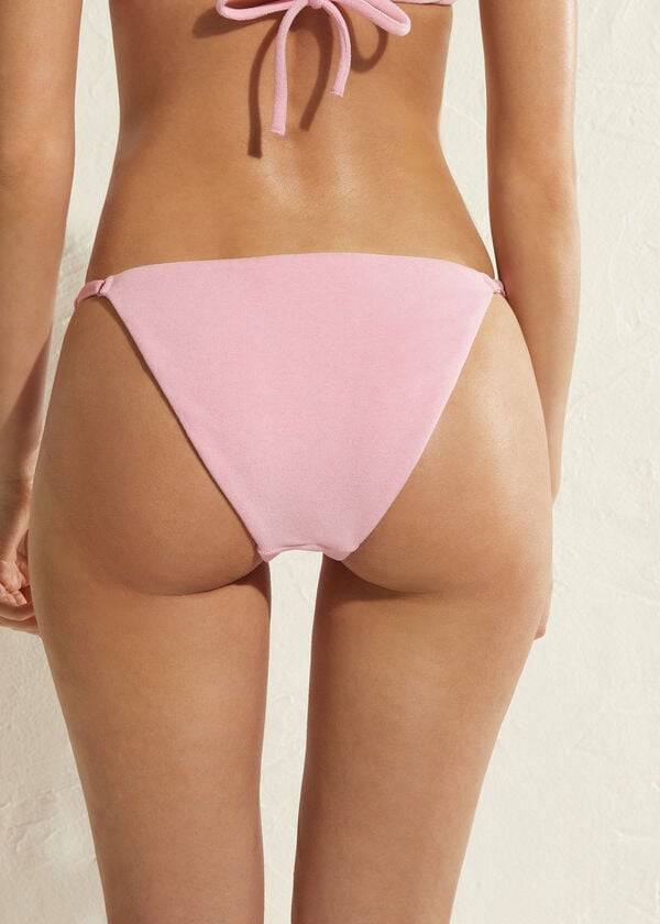 calzedonia verstellbare seiten-bikinihose beverly hills eco für damen pink