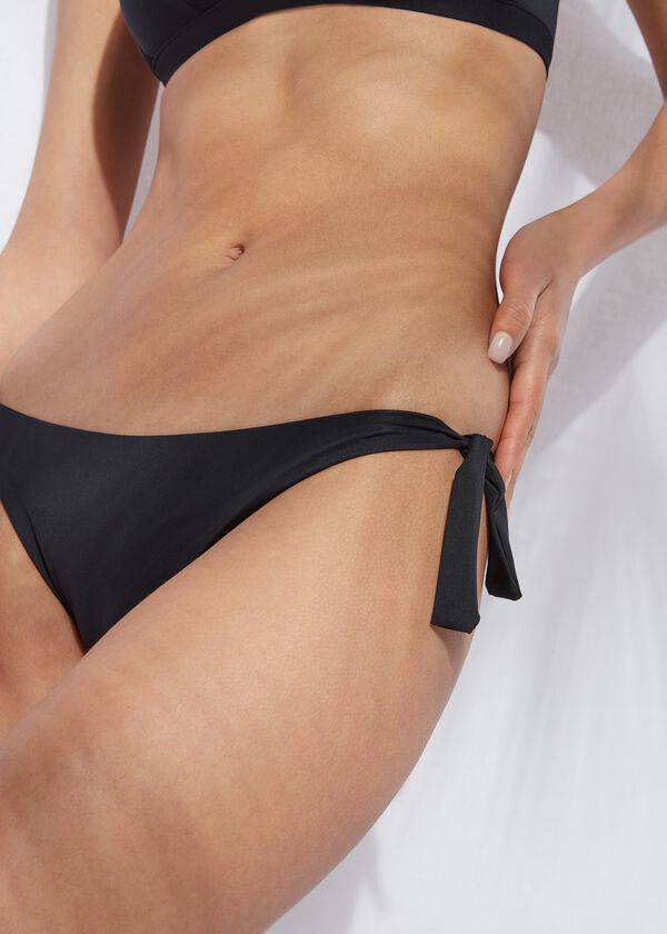 calzedonia bow brazilian indonesia eco damen-bikinihose schwarz