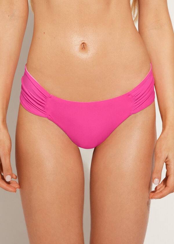 calzedonia brazilian indonesia eco damen-bikinihose pink