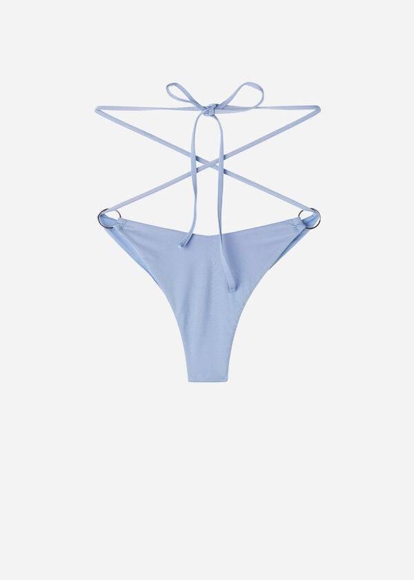 blaue calzedonia brazilian string abu dhabi damen-bikinihose