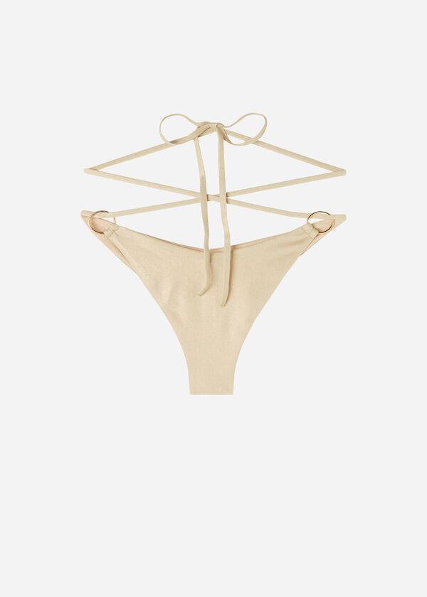 calzedonia brazilian string bikinihose für damen abu dhabi gold
