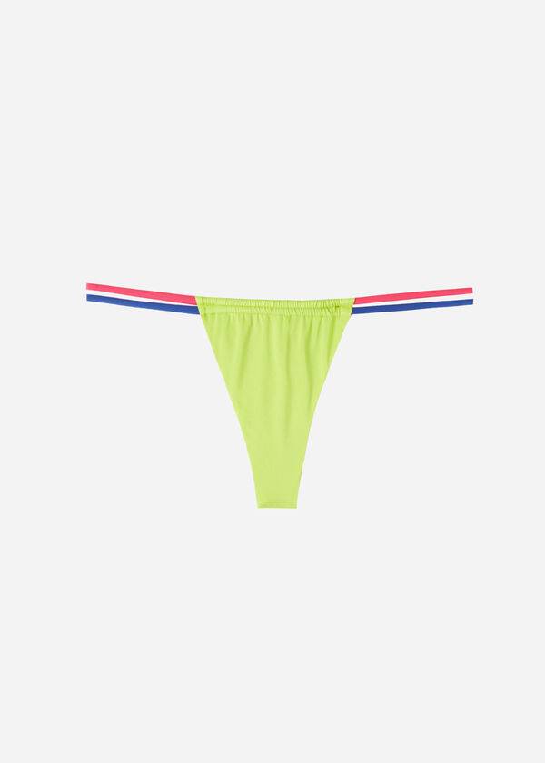 calzedonia brazilian string tokyo eco bikinihose für damen grün