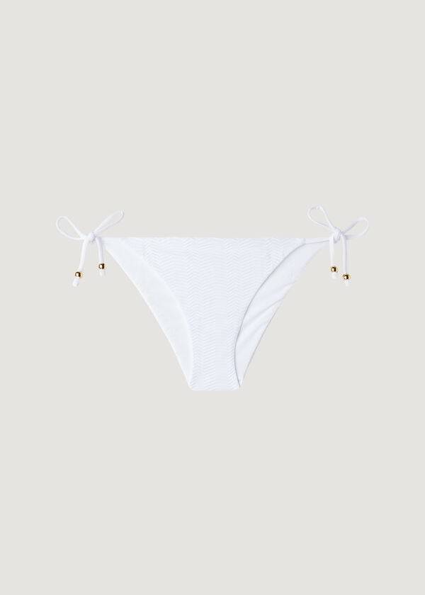 calzedonia chevron string casablanca damen-bikinihose weiß