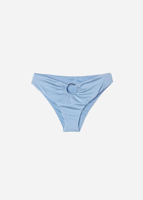 blaue calzedonia high waist abu dhabi damen-bikinihose