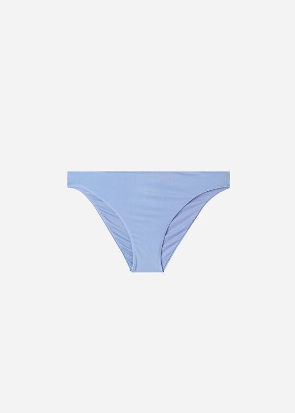 calzedonia indonesia eco rise damen-bikinihose blau
