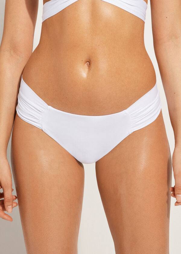 calzedonia indonesia eco rosa damen-bikinihose weiß