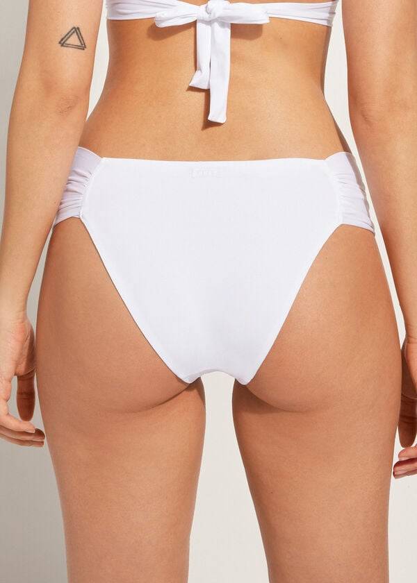 calzedonia indonesia eco rosa damen-bikinihose weiß