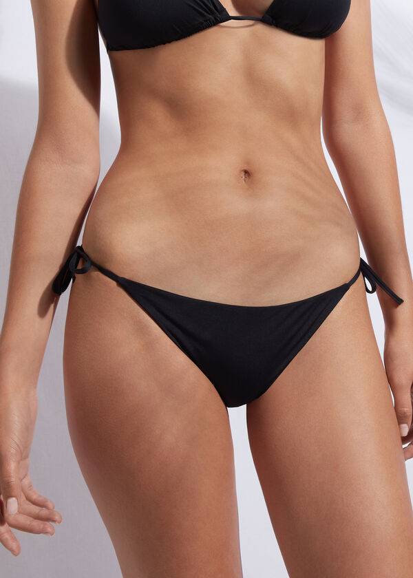schwarze damen-bikinihose von calzedonia indonesia