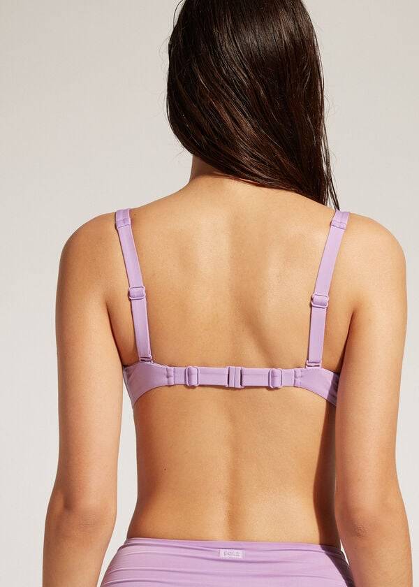 calzedonia balconette indonesia eco damen-bikinioberteil lila