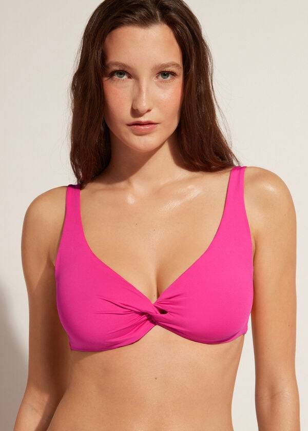 calzedonia balconette indonesia eco cobey bikinioberteil für damen in rosa