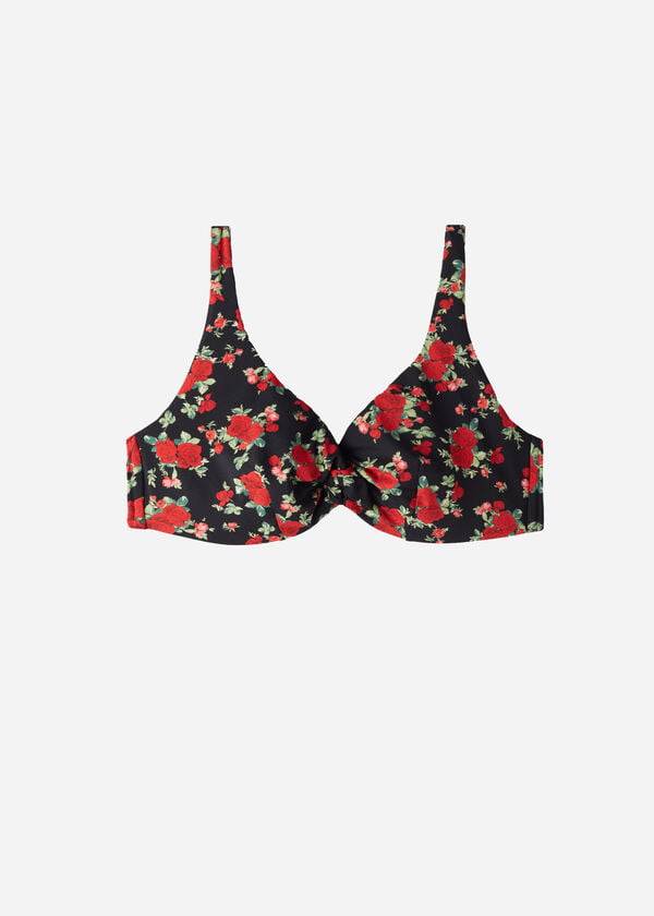 calzedonia balconette rose animal print nizza bikinioberteil für damen in rosa