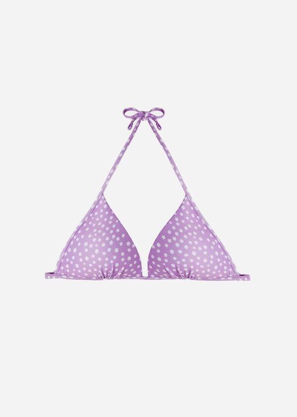 lila calzedonia cipro damen-bikini-oberteile mit festem dreieck