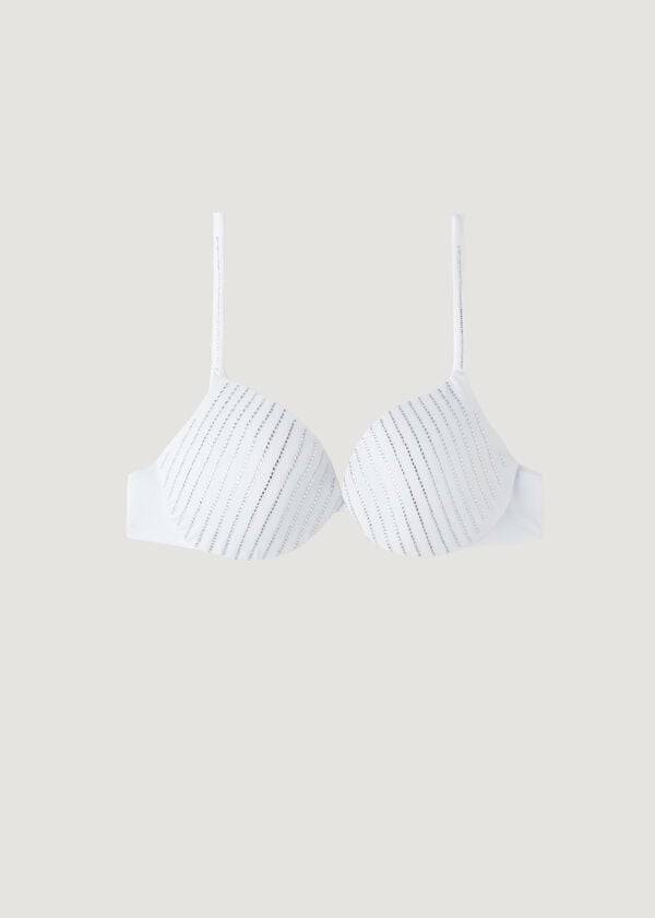 weiße calzedonia push-up bikini-oberteile für damen aus shanghai mit polsterung
