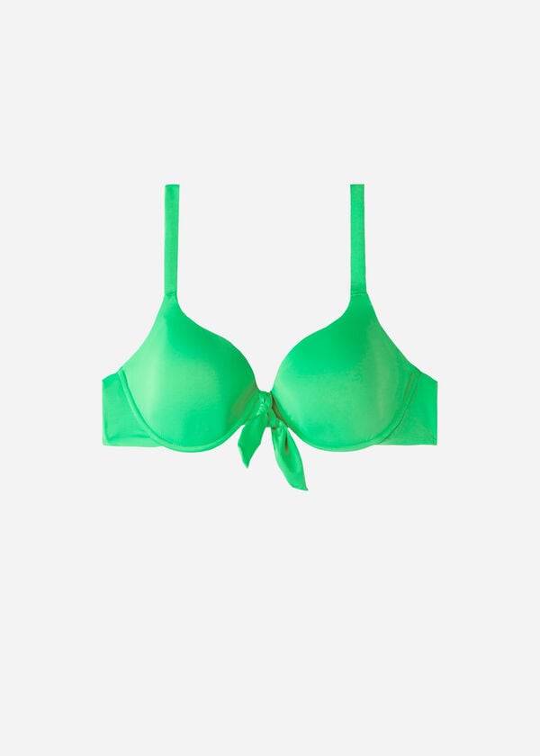 calzedonia gepolstertes push-up bikini-oberteil für damen grün indonesien