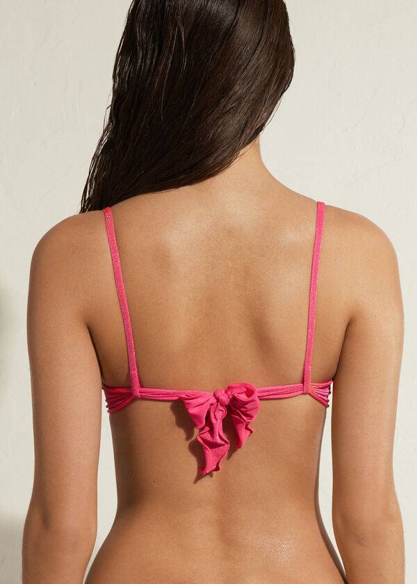 calzedonia push up formentera bikinioberteil für damen in rosa