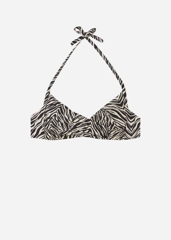 calzedonia damen-bikini-oberteil „nairobi mit weicher polsterung schwarz