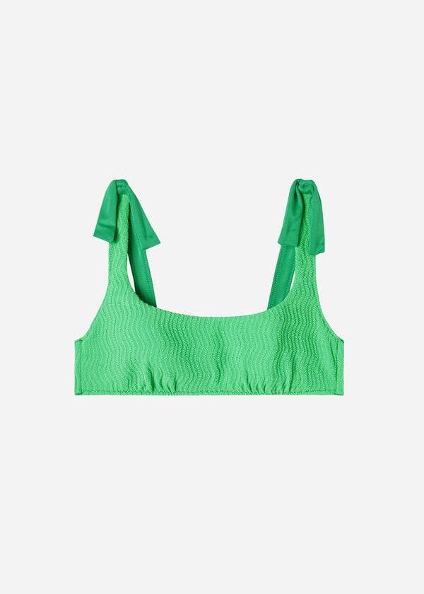 türkisgrünes calzedonia tank mykonos damen-bikini-oberteil