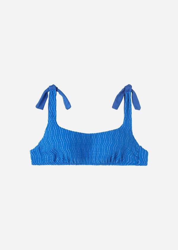 blaue calzedonia tank mykonos bikini-oberteile für damen