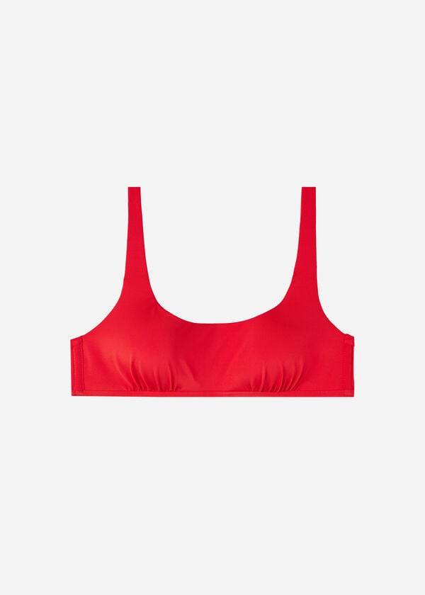 calzedonia tank style indonesia eco damen-bikini-oberteil rot