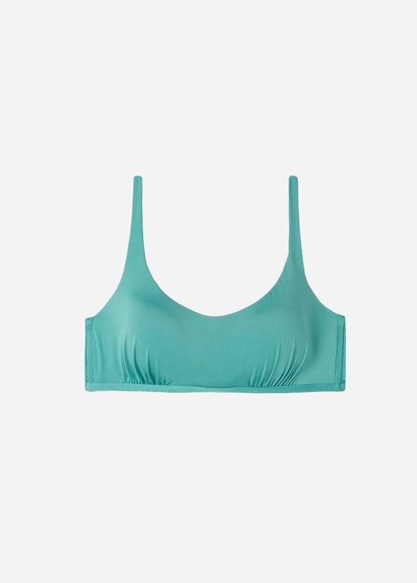 türkisfarbene calzedonia tank bikini-oberteile für damen aus indonesischem Öko-material