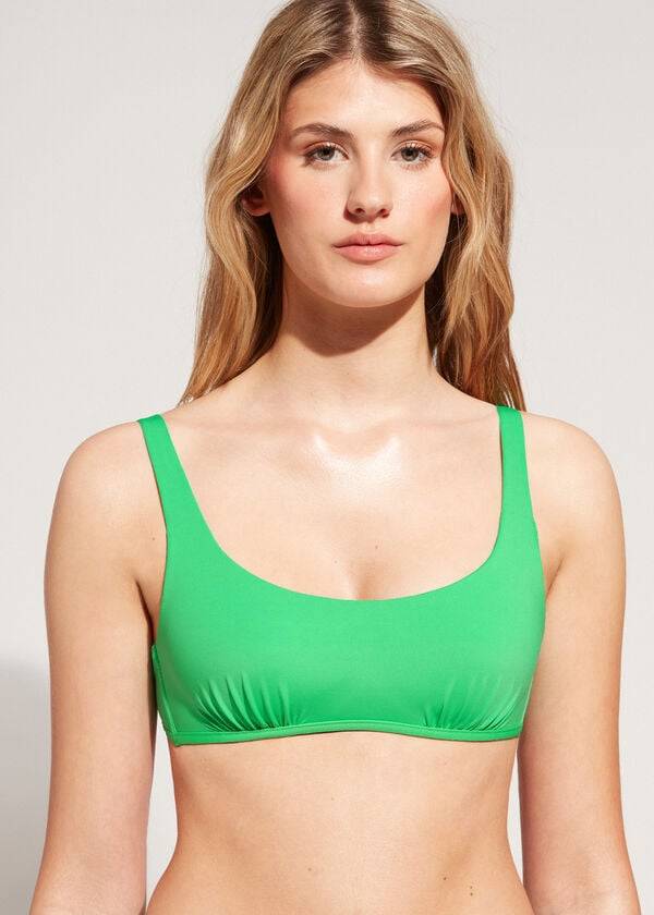 grüne calzedonia tank style indonesia eco rosa damen-bikinioberteile