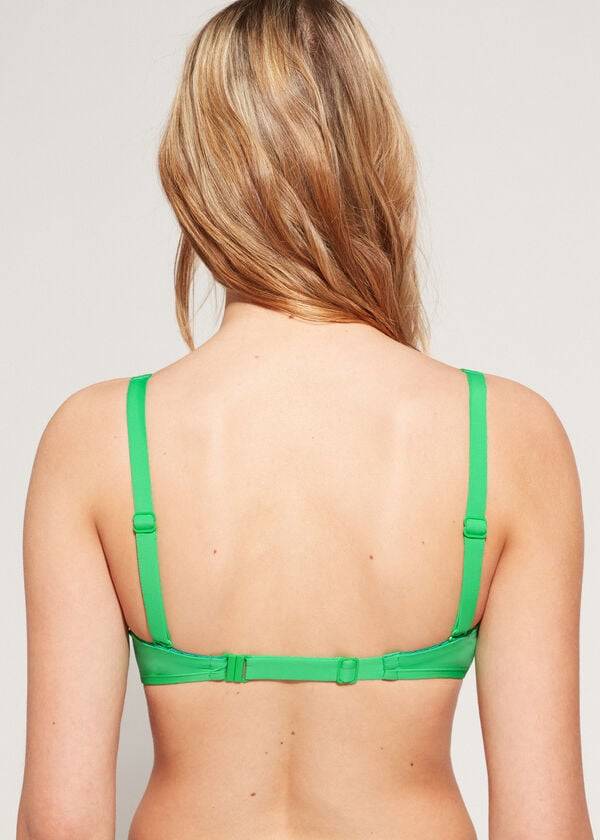 grüne calzedonia tank style indonesia eco rosa damen-bikinioberteile