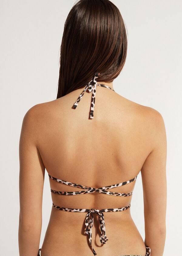 grüne calzedonia triangel-bikini-oberteile für damen nairobi eco