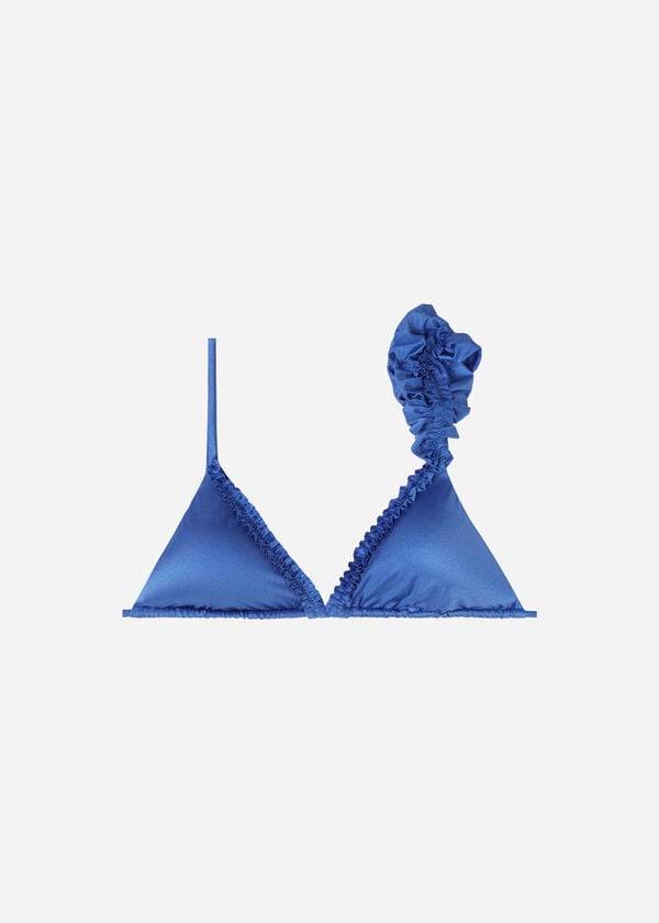 calzedonia triangel-bikini-oberteil vienna für damen blau