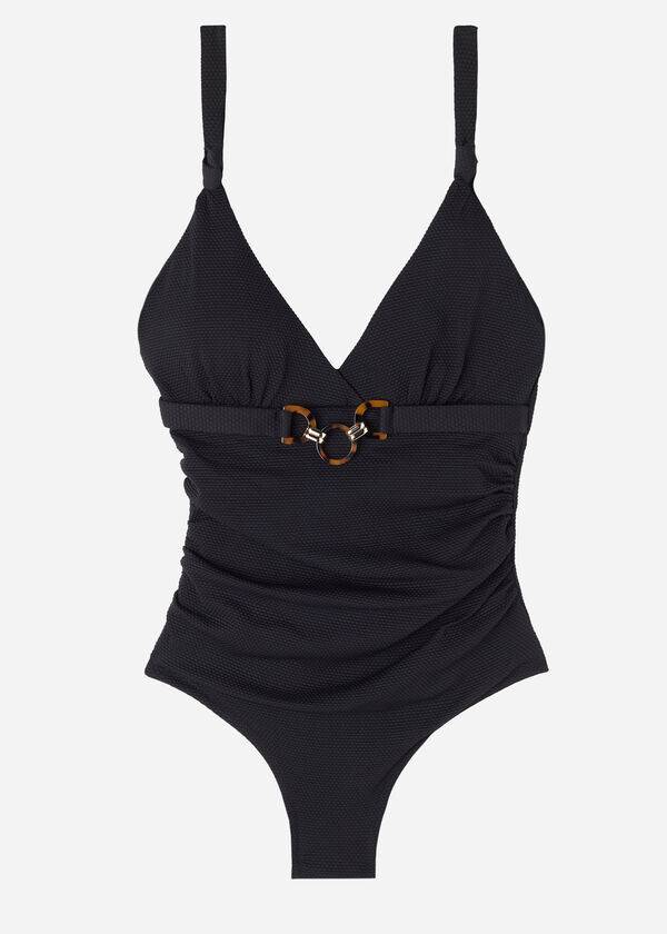 calzedonia badeanzug für schwarze damen modell brüssel